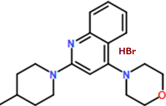 4-(2-(4-Methylpiperidin-1-yl)quinolin-4-yl)morpholine hydrobromide